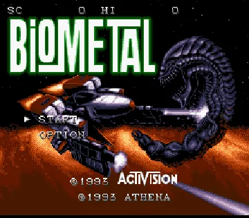 BioMetal (USA) screen shot title